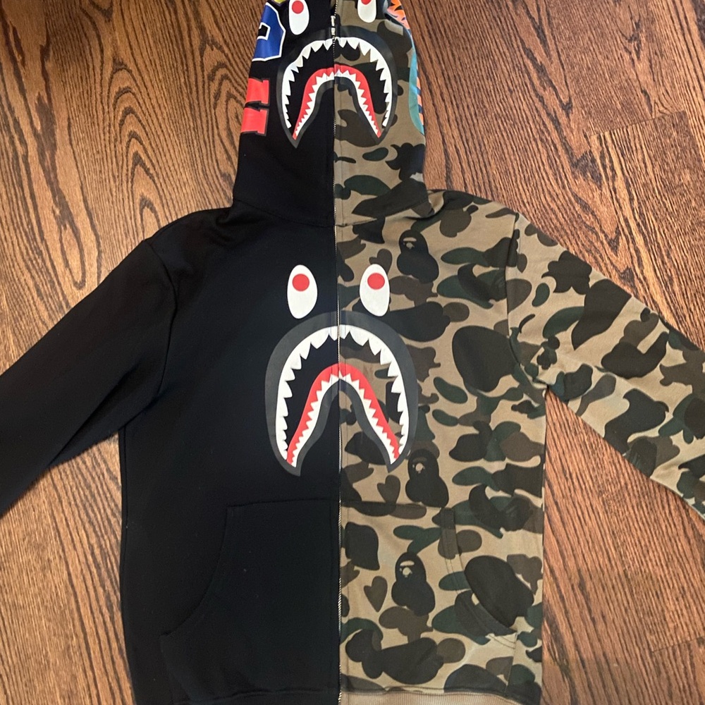 Bathing Ape “Camouflage and Black  Hoodie